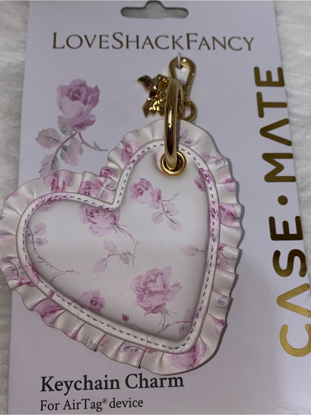 loveshackfancy x Target AirTag heart
